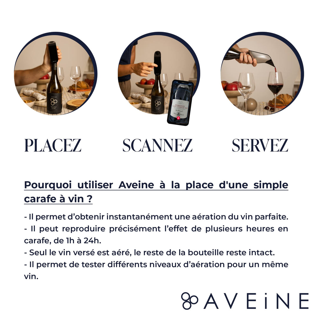 utilisation aerateur de vin aveine original