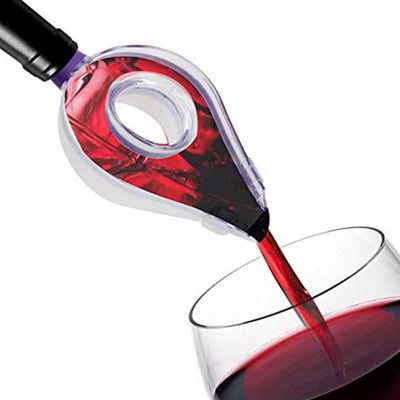 WDEC Aérateur de Vin Décanteur Aérateur à Vin Rapide Bec Verseur à Vin  Accessoire de Dégustation Qualité Professionnelle Oxygène et Libère Les  Arômes du Vin Rouge ou du Vin Blanc, Anti-Goutte 