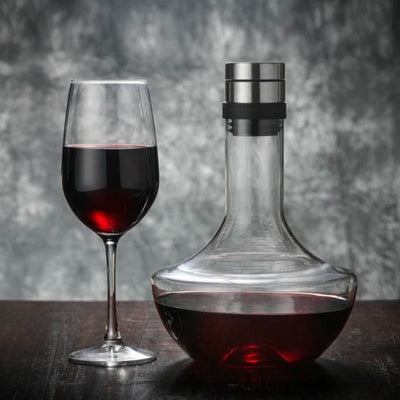 ▷ Décanteur de vin instantané, filtre et aère