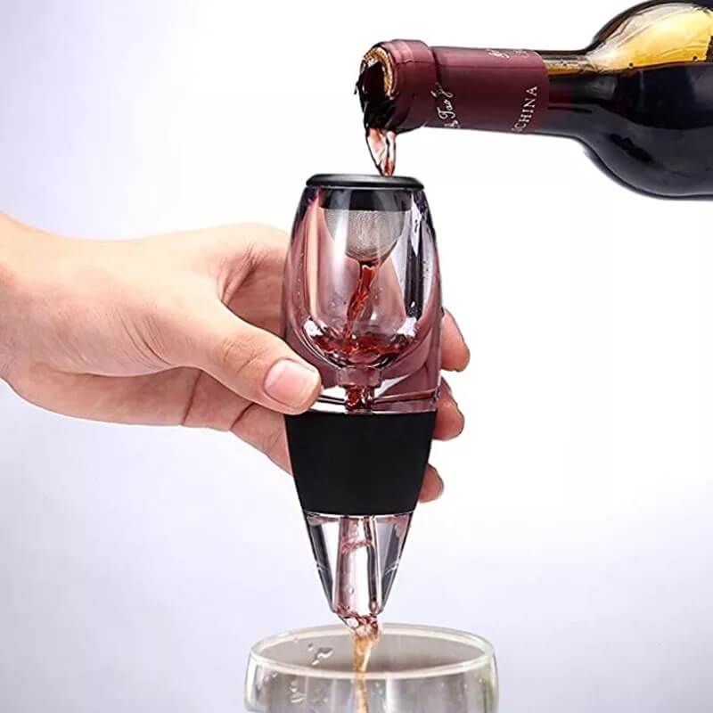 Décanteur de vin rotatif portable Tumbler Cadeau Conteneur à vin  Distributeur de boisson de bouteille de vin durable